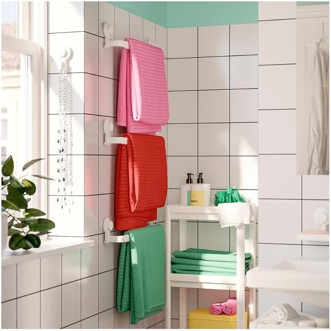 home stuff 4 Tier Bathroom Shelf,Bathroom Rack, Shelves Organizer, for Laundry Pantry Kitchen Narrow Places, Rolling Utility Shelf for Small Spaces, Corner Areas & Tight Places Size 40x15