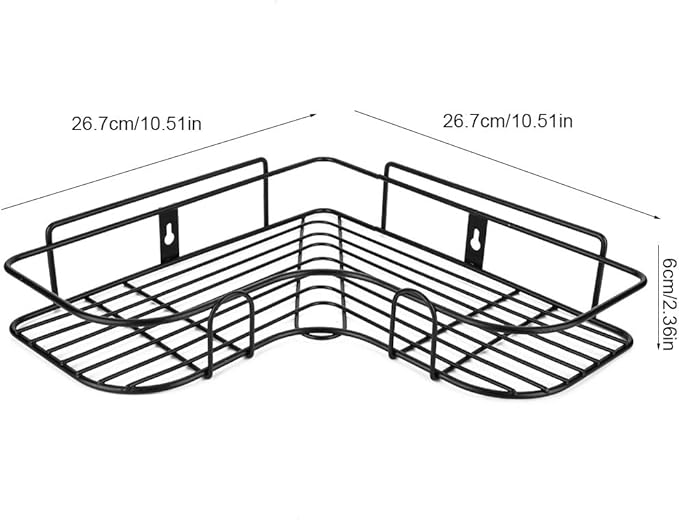 Bathroom Storage Rack,Corner Storage Organizing Stand Shelf for Toiletry Storage No Drilling