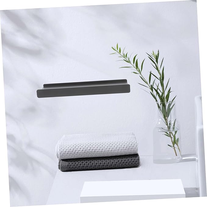Luxshiny Aluminum Alloy Bathroom Shelf Floating Wall Mounted Organizer for Mirror Front Storage Space-Saving Rack for Makeup and Grooming Essentials Modern Minimalist Design