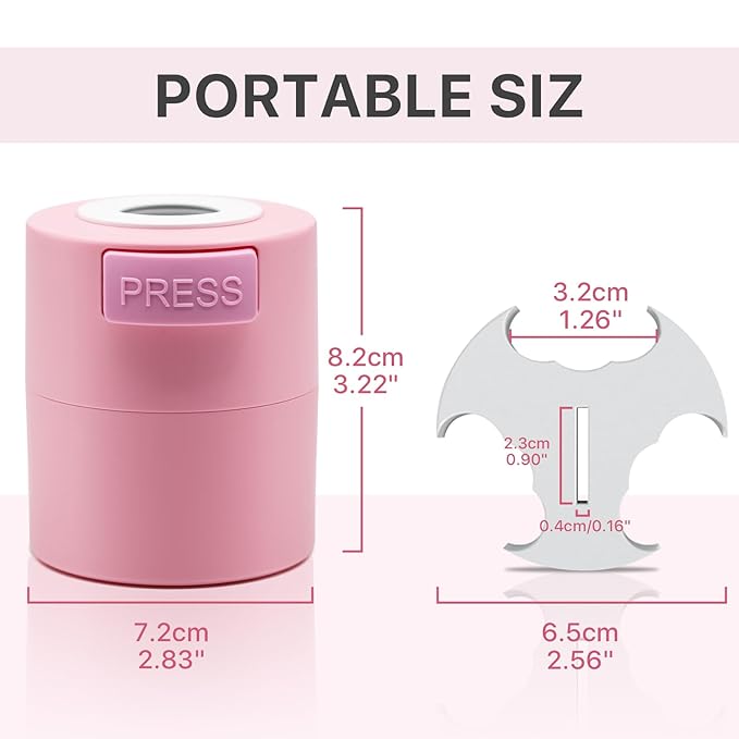 Pretty memory Eyelash Glue Storage Container with Thermometer, Lash Glue Holder Eyelash Extensions Adhesive Jar Stand Sealed Lash Extension Supplies, Pink