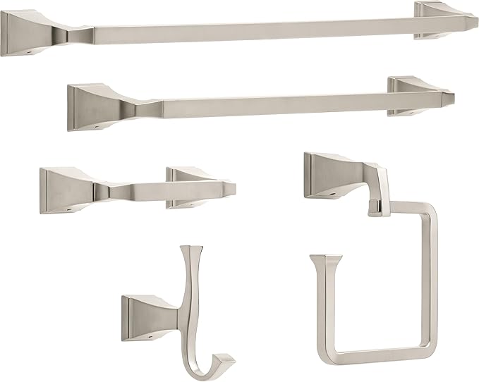 DELTA FAUCET 75118-SS Dryden Wall Mounted 18 in. Towel Bar in Brilliance Stainless Steel