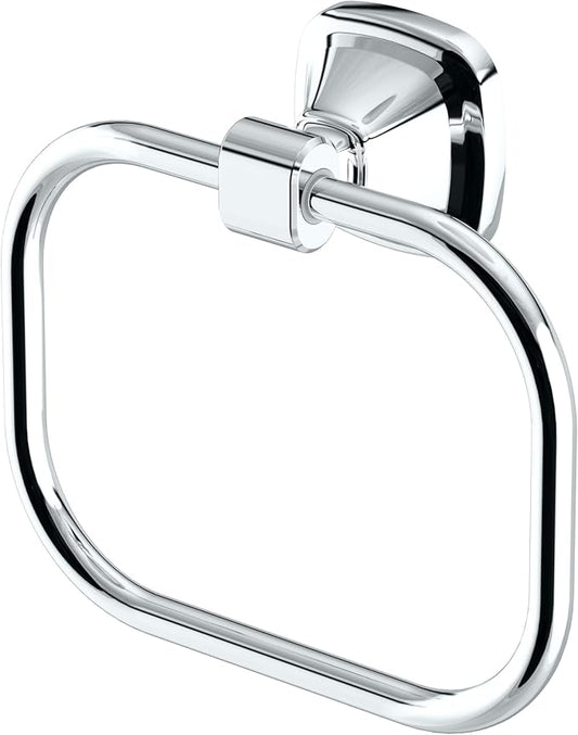 Gatco 5512 Beverly Towel Ring | Elegant Hand Towel Holder for Bathroom | Luxury Design, Heavy Duty Metal | Chrome Finish