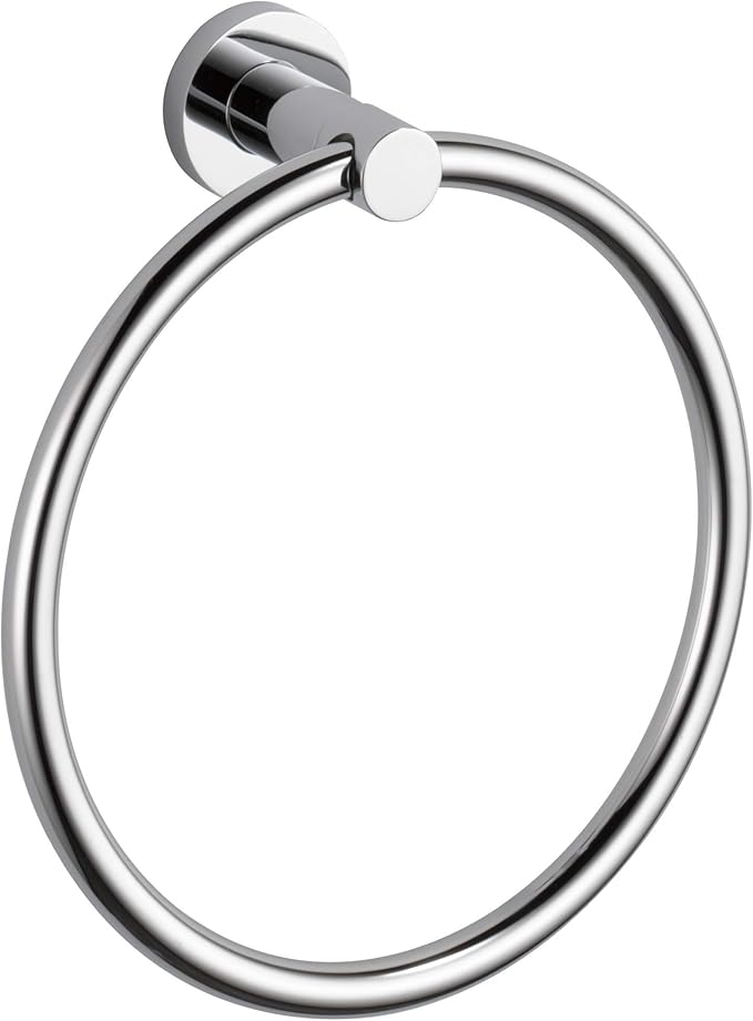Delta, IAO20146, Lilah 7-1/16" Wall Mounted Towel Ring, Chrome