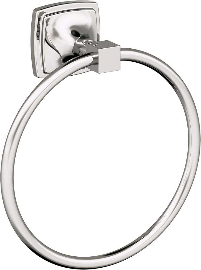 Amerock Stature Polished Nickel Closed Towel Ring, BH36092PN