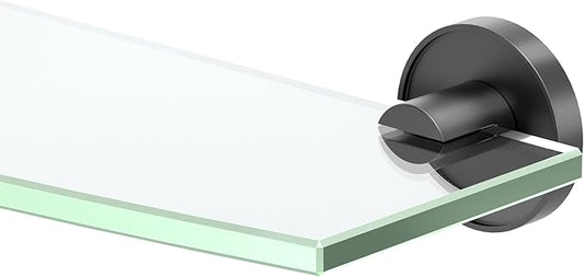 Gatco 5556MX Sky Glass Shelf, Matte Black