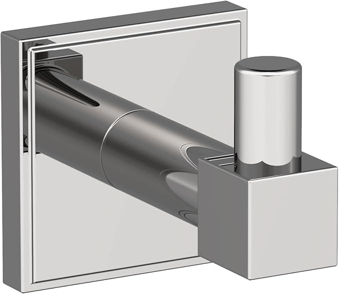 Amerock BH3607026 | Chrome Single Robe Hook | 1-7/8 in. (48 mm) Length Towel Holder | Appoint | Towel Hook for Bathroom | Bathroom Hardware | Bath Accessories