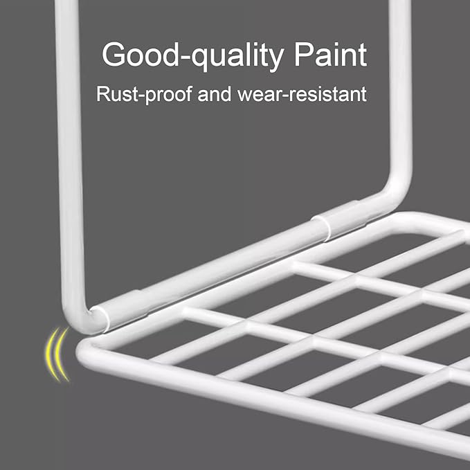 Wall-Mounted No-Drill Bathroom Shelf, Rust-Resistant Iron Floating Shelves with Wire Basket, Space-Saving Storage Organizer for Sink, Toiletries(Black,39cm/15.3)