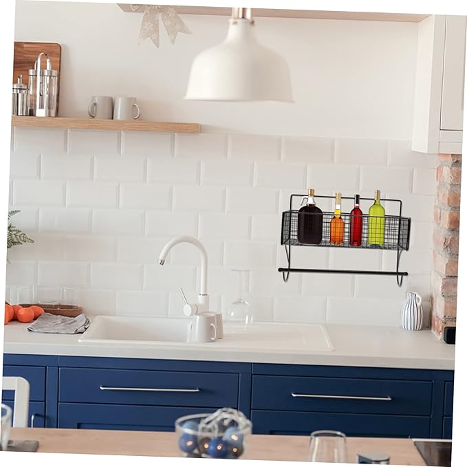 Holibanna Toilet Storage Rack Kitchen Storage Shelf Bathroom Shelving Wall-Mounted Rack Floating Shelves