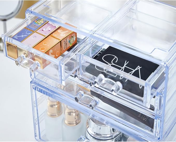 YingDing Cosmetics storage box, stationery sorting box, exquisite display tool (Style D)