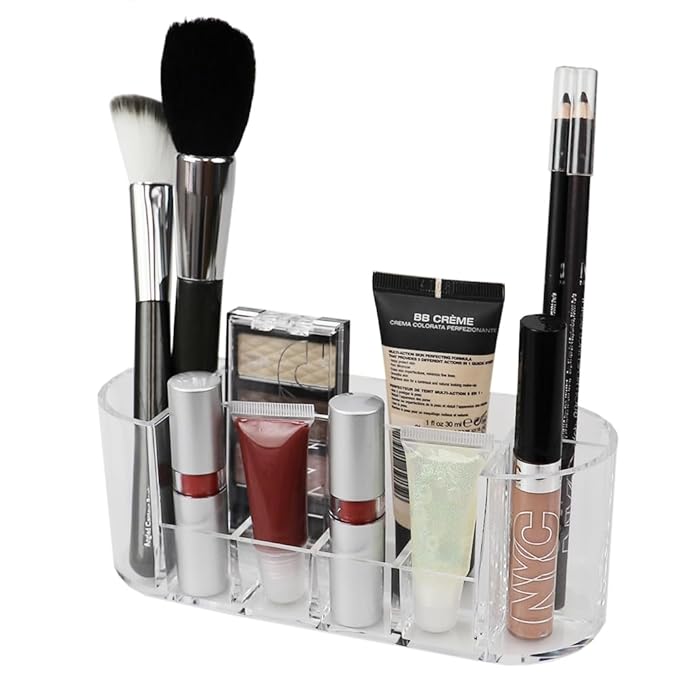 Home Basics Cosmetic Organizer (8 Compartments)