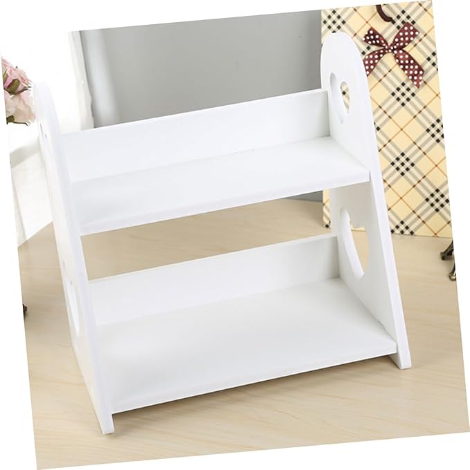 Heart-Shaped Storage Rack White Bathroom Decor for Small Bathroom Organization