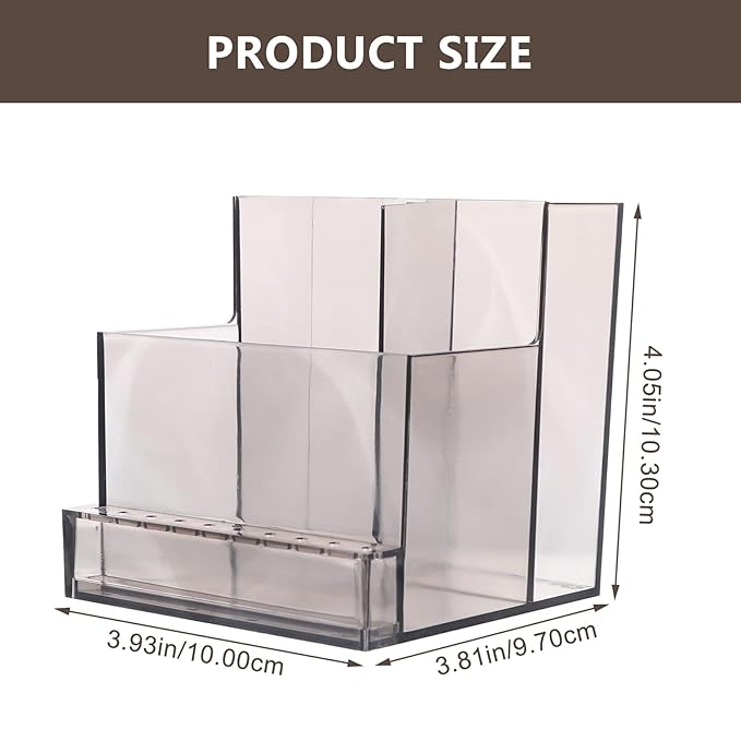 1pc Display Tools Case Holder Stand Polishes Bottle Professional Nails Polisher Base Manicure Plastic Head Lipstick Rack Women Polishing Stands Organizers Bits Container