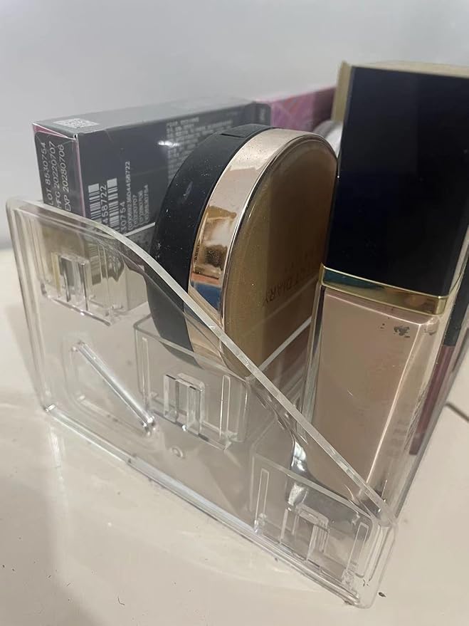 desdemona Nail Polish Organizer 3 Layers Acrylic Display Rack Storage Rack, Clear Essential Oil Stand Holder,Makeup Organizer No Tool Needed Assembly (3-layer)