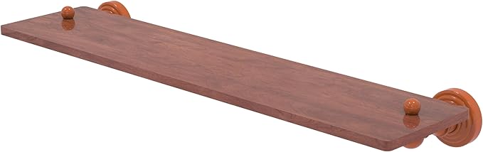 Allied Brass WP-1-22-IRW-ASP Waverly Place Collection 22 Inch Solid IPE Ironwood Shelf, Autumn Sparkle