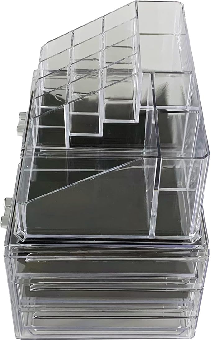 tempo di saldi Transparent Organiser for Cosmetic Accessories, Ideal for Make Up Products