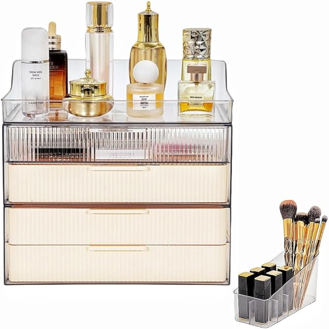 Makeup Organizer Countertop Large Cosmetic Display Cases Cosmetic Organizer Skin care Organizer