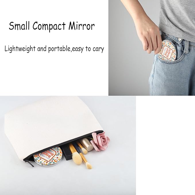 FAADBUK Mrs Roper Gift Mrs Roper Fan Gift Company TV Show Gift Mrs Roper Pocket Mirror for Her (Meet Me at Mirror)