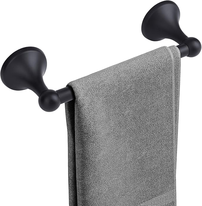 Antique Hand Towel Bar 9 Inch Matte Black for Bathroom,Hand Towel Holder,Vintage Bathroom Accessories Towel Ring, Wall Mounted,Towel Hanger for Bathroom