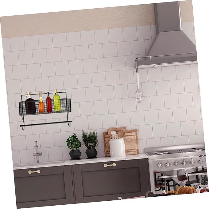 Garneck Toilet Storage Rack Bathroom Shelving Kitchen Storage Shelf Wall Mounted Rack Draining