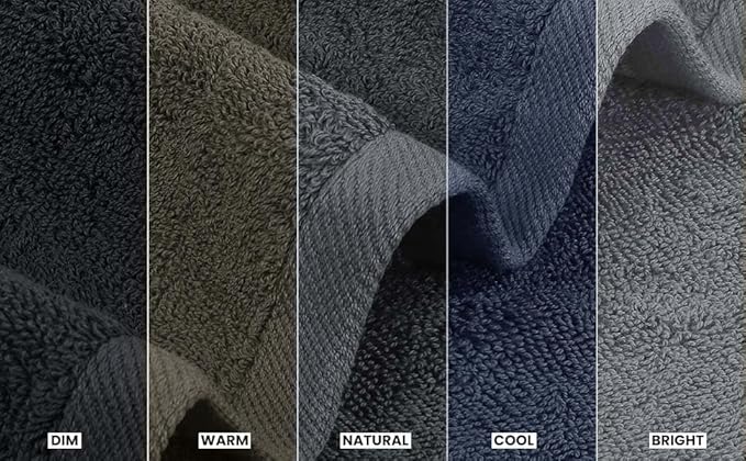 Utopia Towels 16 Pack Premium Bath Towels Set, 27 by 54 Inches, 100% Ring Spun Cotton 600GSM, Lightweight and Highly Absorbent Quick Drying Towels, Perfect for Daily Use, Grey