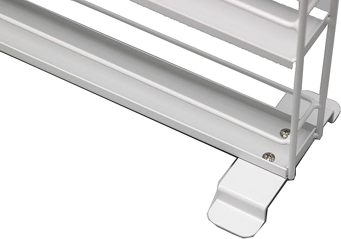 FixtureDisplays® White Metal Nail Polish Mountable 5 Tier Organizer Display Rack Essential Oil Rack 16034-WHITE
