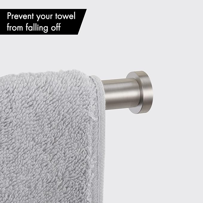 KES Bathroom Towel Rack 15.5-Inch, Swivel Towel Bar 4-Arm, Swing Out Towel Bar Wall Mounted, SUS304 Stainless Steel Brushed Finish, A2103S4L40-2