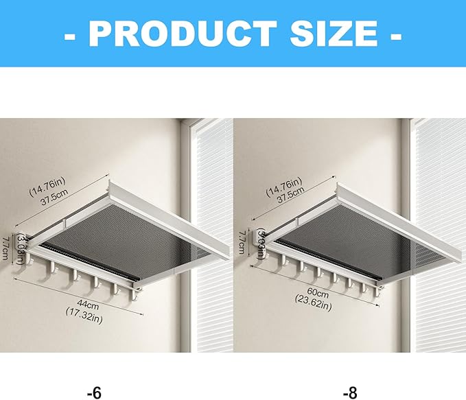 Foldable Wall Mounted Bathroom Shelf for Clothes and Towels Storage Aluminum Alloy Bathroom Storage Rack