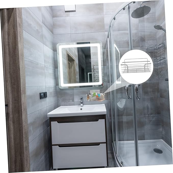 Zerodeko Stainless Steel Wire Shelving Bathroom Kitchen Storage Rack No Drill Punch Design Ventilated Storage Shelf Organizer