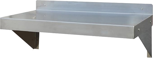 Buffalo Tools SSWSHELF: 24 Inch Stainless Steel Wall Shelf