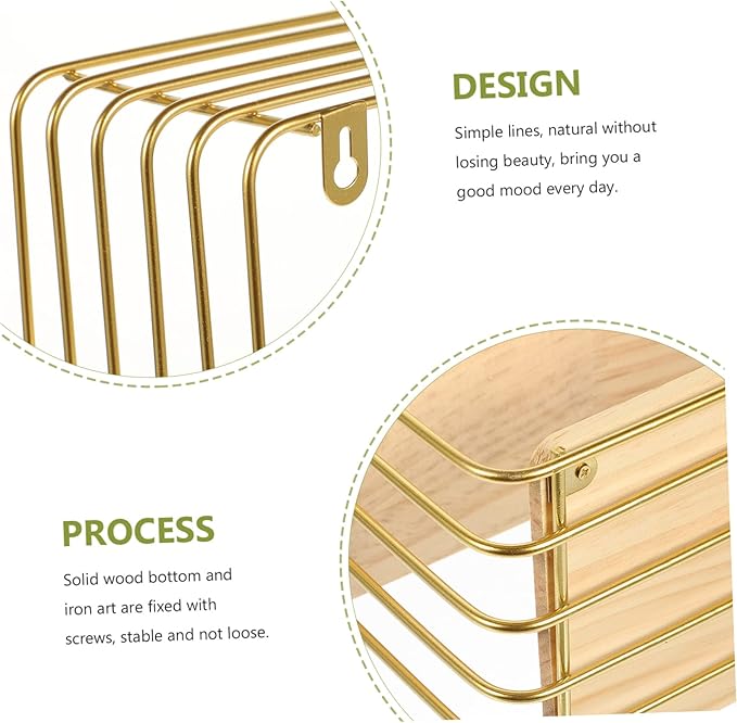 Holibanna No Punching Storage Rack Shelf Bathroom Organizer Wall-Mounted Toilet Storage