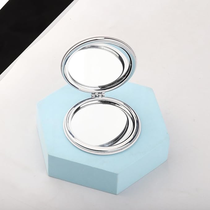 FEELMEM News Musical Gift Behind You All Your Memories Compact Mirror for News Musical Lovers Theatre Lovers
