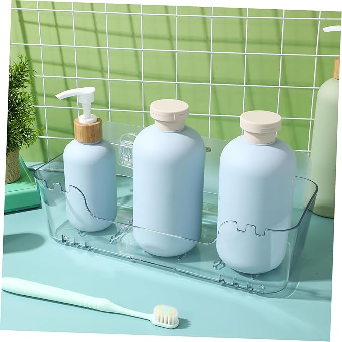 PRETYZOOM 2Pcs Floating Shelves for Bathroom No Drill Wall Storage Holder for Toilet Paper Towels Accessories Organizer for Easy Installation and Use
