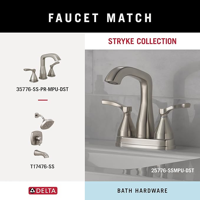 Delta Faucet 77624-SS Stryke Towel Bar, 24 inch, Stainless