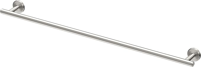 Gatco 4290A Latitude II 30-Inch Towel Bar, Wall Mounted Bathroom Towel Holder, Satin Nickel