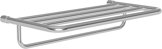 Ginger XX43-20 20" Hotel Shelf Frame with Towel Bar, Polished Chrome