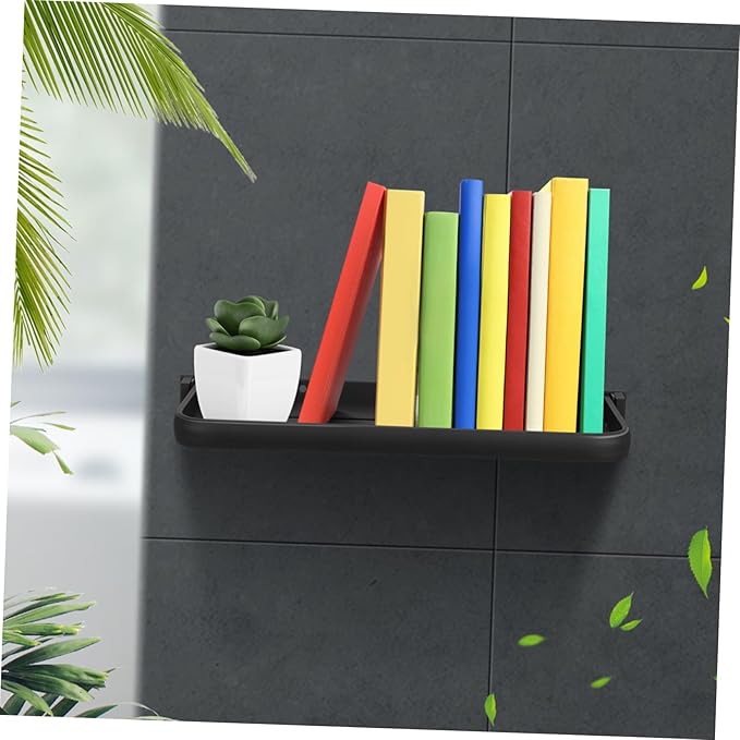 Foldable Wall Shelf Bathroom Storage Rack Space Saving Vanity Tray for Kitchen and Laundry Room Organization Easy Installation Strong Metal Construction