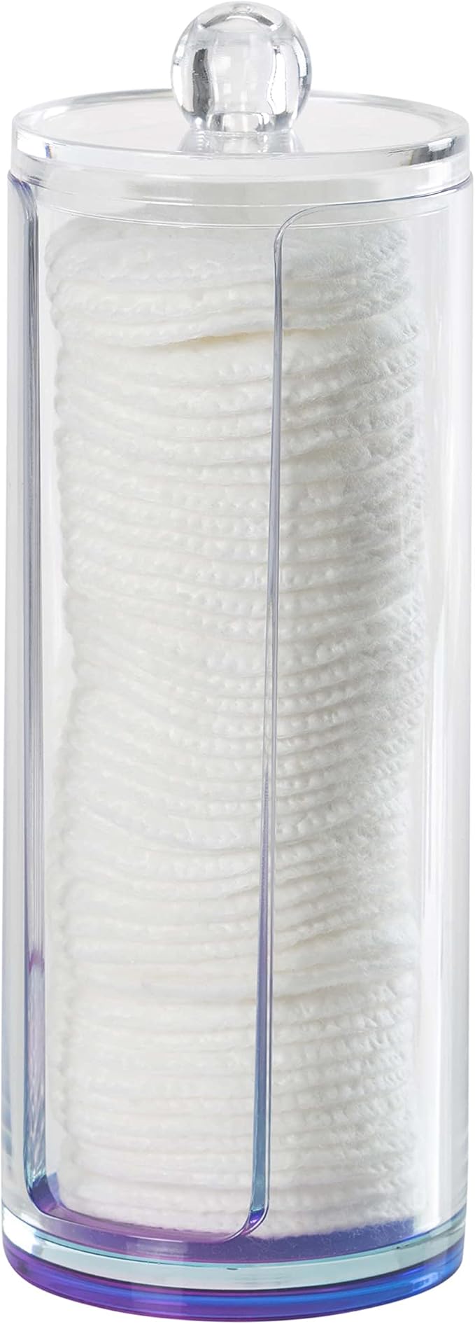 Simplify Ombre, Durable, Stylish, Easy to Refill Cotton Pad Holder, Multicolor Bath Accessories Organizers Collection
