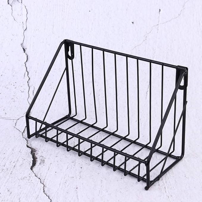 VOSAREA 2pcs Door Storage -mounted Hanging Basket Organizer Space-saving Shelf for Bathroom Kitchen