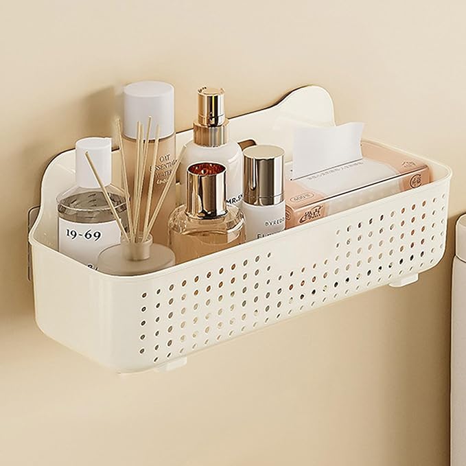 Space Saving Wall Shelf for Bathroom Kitchen Easy Installation Multiple Layer Cosmetic Organizers Bathroom Shelves
