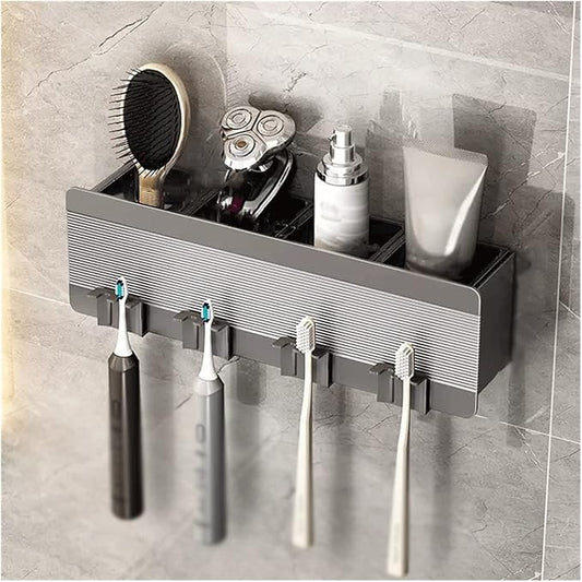 Floating Shelves Metal Toiletries Storage Rack Single-layer Wall-mounted Metal Storage Rack Perforation-free Simple Bathroom Storage Rack Bathroom Shelves Hanging Spice Rack Wall Mount ( Size : 4 )