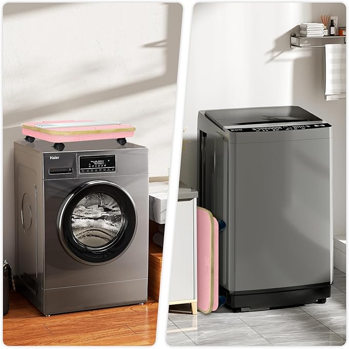 100L Pink Laundry Hamper on Wheels, Large Laundry Hamper with Wheels and Lid, Collapsible Storage Dirty Clothes Hamper with Removable Mesh Bag, Clothes Storage with Handles for Home