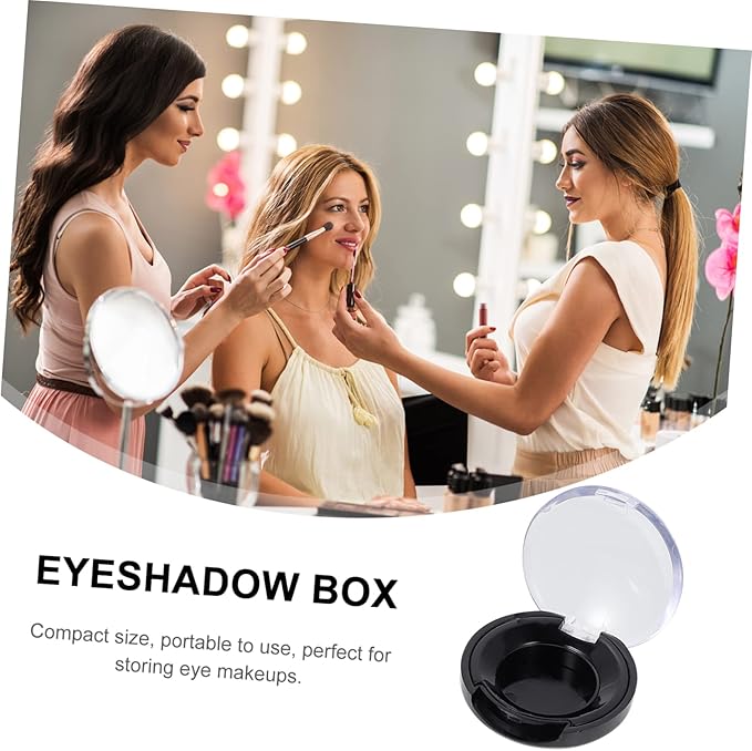Compact Eyeshadow Storage Box 8Pcs Small Portable Sub Containers for Cosmetics Organizer Travel Makeup Palettes Case