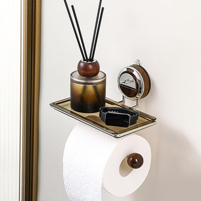 Suction Cup Wall Mounted Bathroom Shelf Easy Installation Rust Stainless Steel Organiser Stainless Steel Bathroom Storage