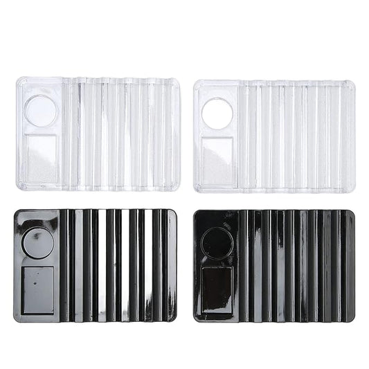 Nail Pen Rack, 4pcs Nail Pen Holder, Nail Brush Holder, Multifunction Nail Brush Rack Organizer with 5 Grid, Pen Container for Manicure Tool