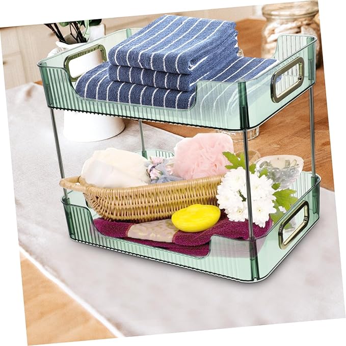 Bathroom Countertop Organizer Storage Shelf Desk Toiletry Organizer Dresser Storage Holder