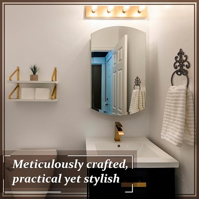 1 Pcs Dark Rust Vintage Cast Iron Solid Towel Ring Fleur De Lis Design Antique Towel Holder for Bathroom Kitchen Accessories Wall Mounted Christmas Party Gifts