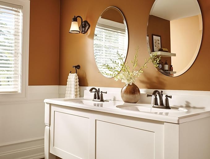 Moen YB5286ORB Wynford Towel Ring, Oil Rubbed Bronze