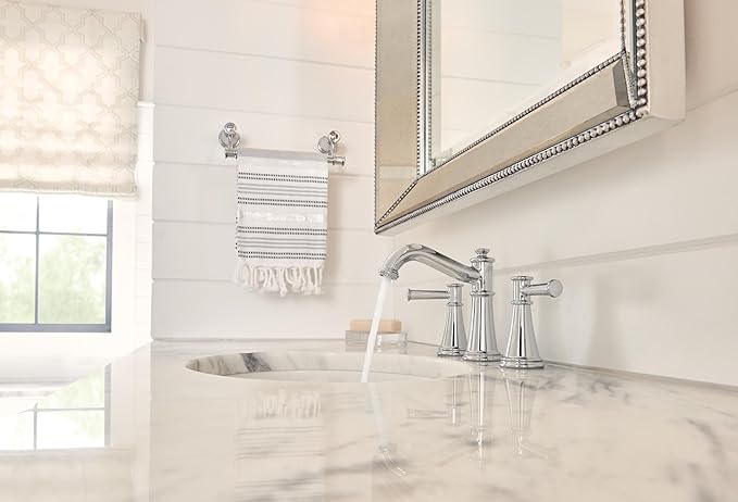 Moen YB6486NL Belfield 9-Inch Bathroom Hand Towel Bar, Polished Nickel