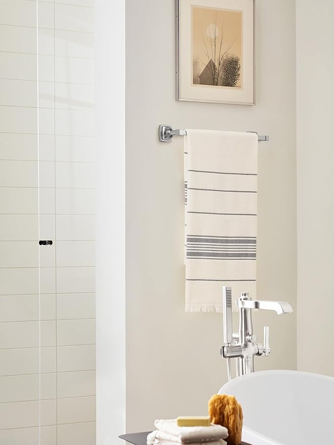 Amerock Stature Polished Nickel 18 inch (457mm) Towel Bar, BH36093PN