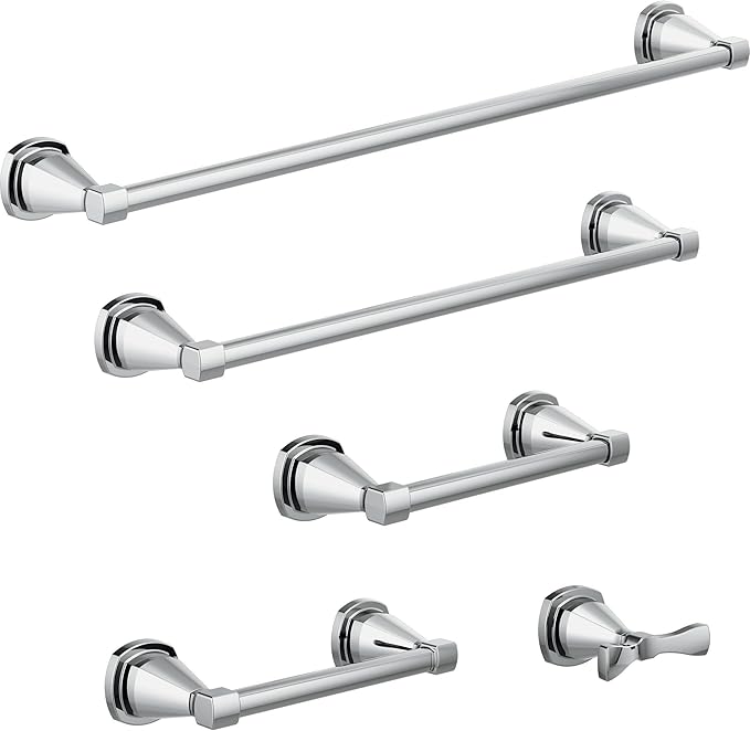 Delta Faucet 77618 Stryke Towel Bar, 18 inch, Chrome